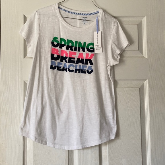 Crown & ivy spring break beaches vintage wash top - Picture 5 of 15